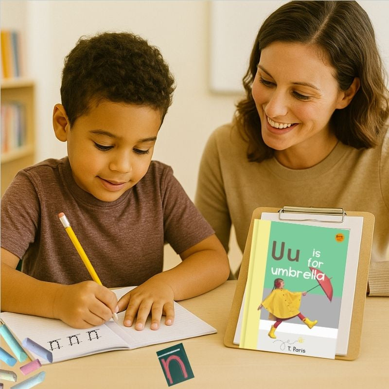 U is for Umbrella: Alphabet Learning Book for Kindergarten & Preschool | Letter Recognition & Phonics