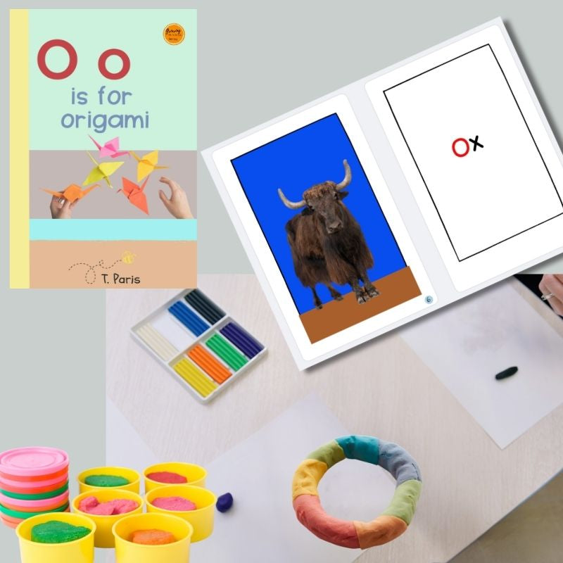 O is for Origami: Alphabet Learning Book for Kindergarten & Preschool | Letter Recognition & Phonics