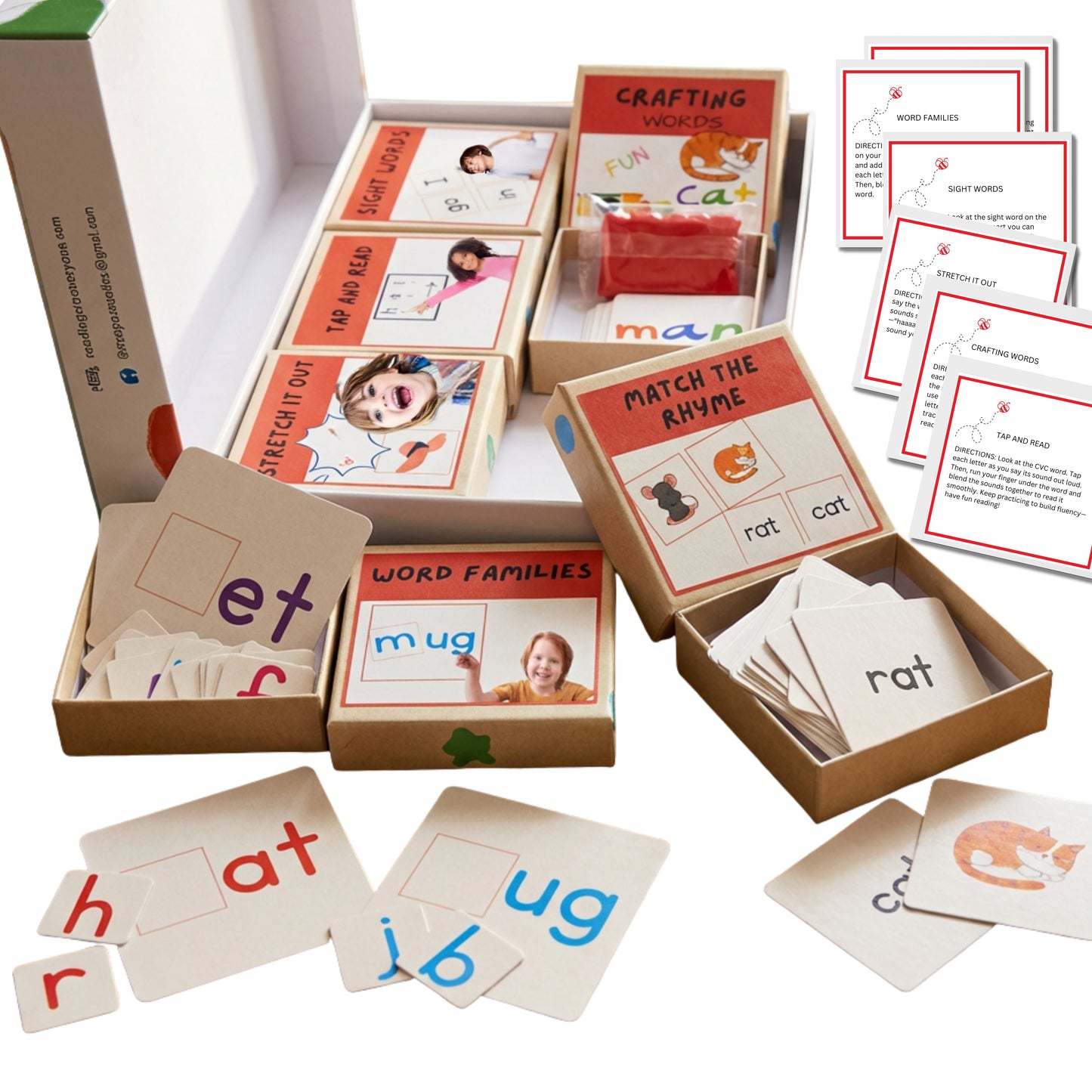 CVC Word Phonics Games for Kindergarten: Blending and Segmenting