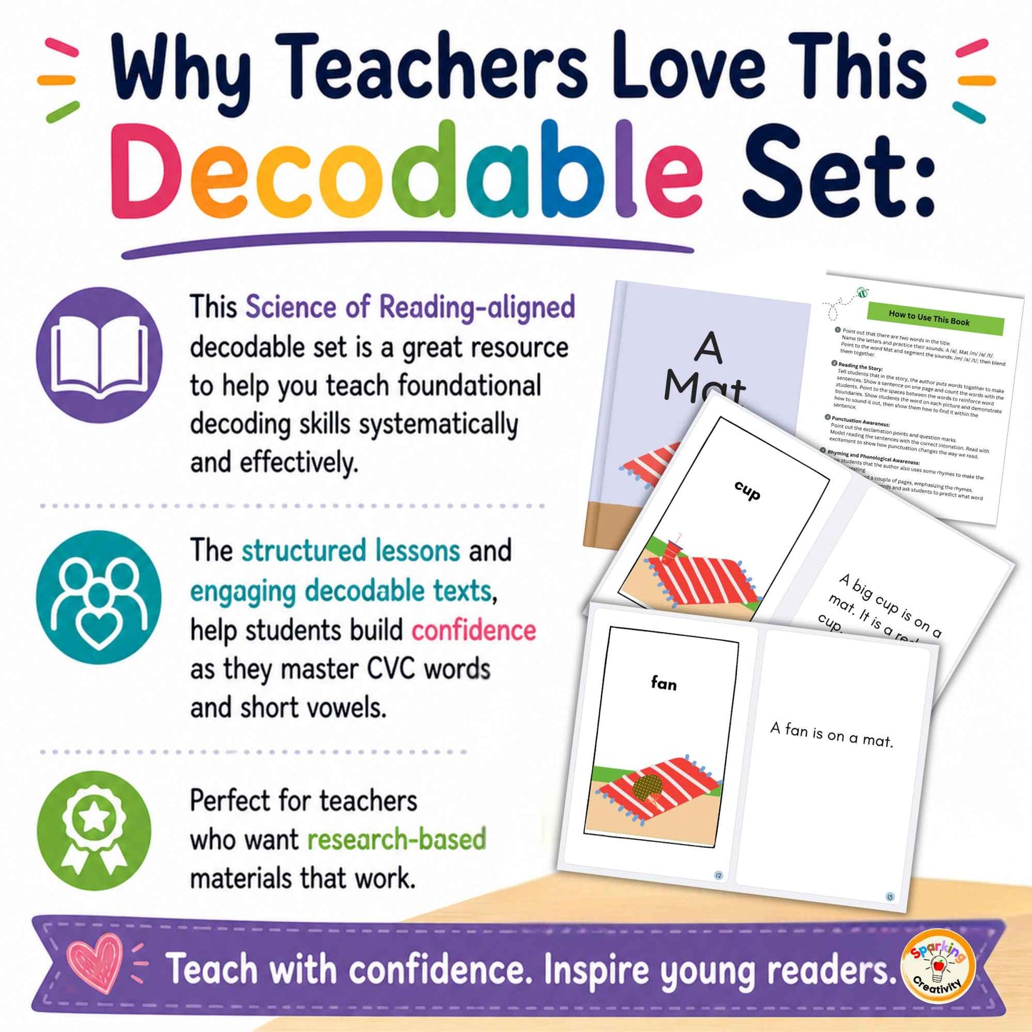 Decodable book set why teachers love using our decodables.