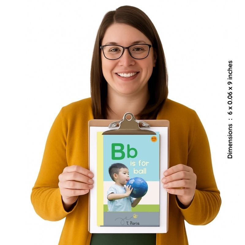 B is for Ball: Alphabet Learning Book for Kindergarten & Preschool | Letter Recognition & Phonics