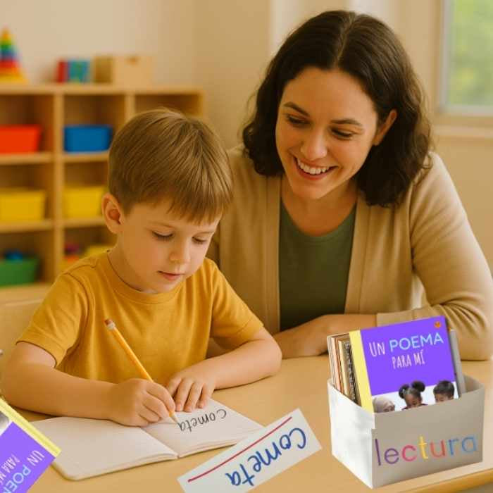Spanish Decodable Poetry: Un Poema para Mí | K-2 Phonics