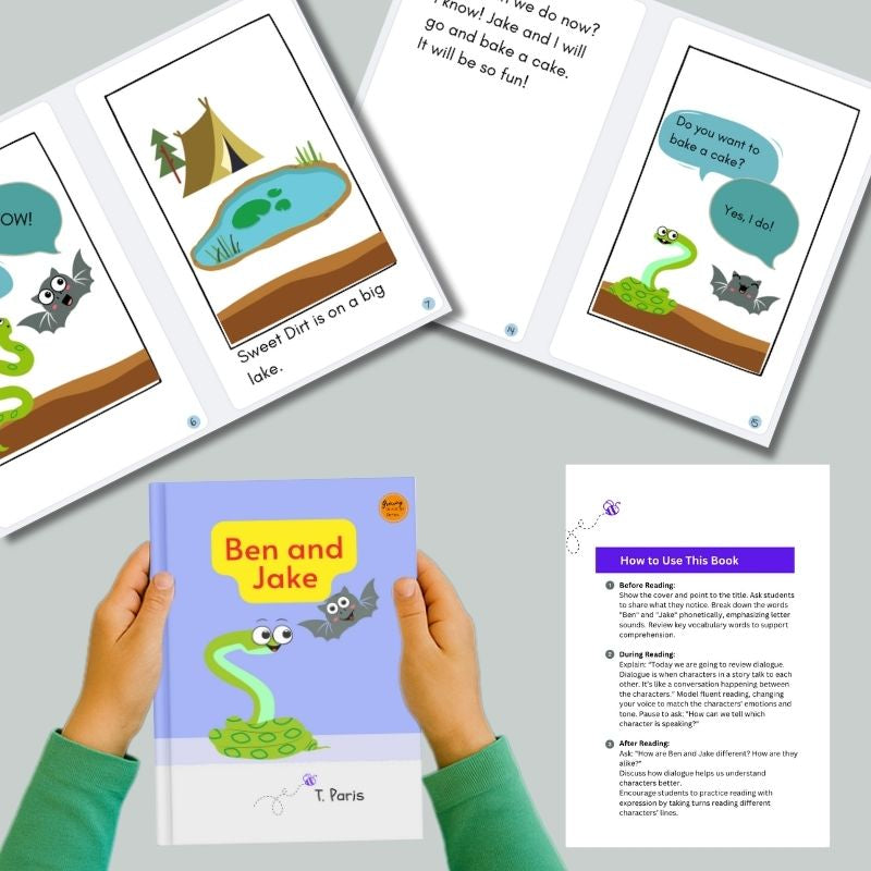 Decodable Reader for Fluency & Comprehension: Ben and Jake | Early Reading Practice