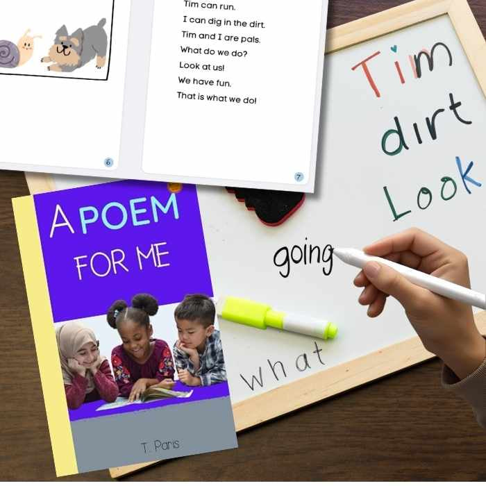 A Poem for Me: Phonics Poetry Collection for Early Readers | Decodable Book for Kindergarten