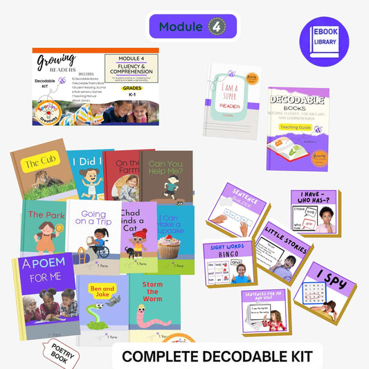 Fluency and Comprehension Decodable Readers Kit | K-2 Science of Reading