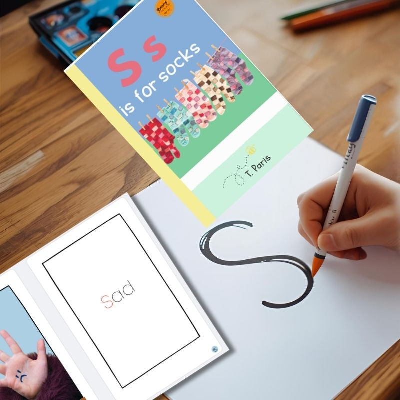 S is for Socks: Alphabet Learning Book for Kindergarten & Preschool | Letter Recognition & Phonics