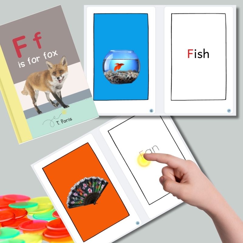 F is for Fox: Alphabet Learning Book for Kindergarten & Preschool | Letter Recognition & Phonics