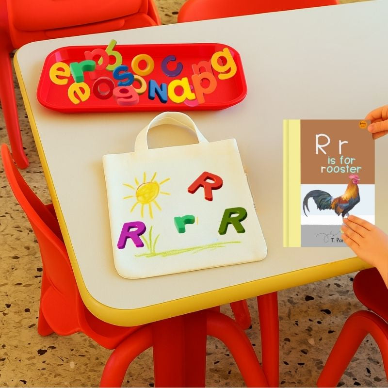 R is for Rooster: Alphabet Learning Book for Kindergarten & Preschool | Letter Recognition & Phonics