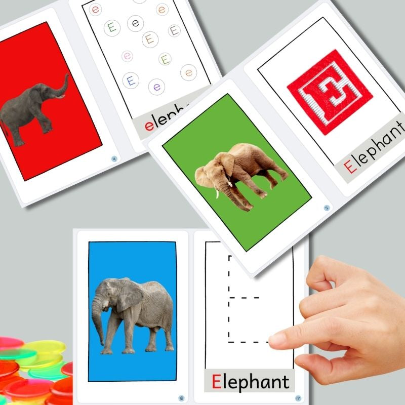 E is for Elephant: Alphabet Learning Book for Kindergarten & Preschool | Letter Recognition & Phonics
