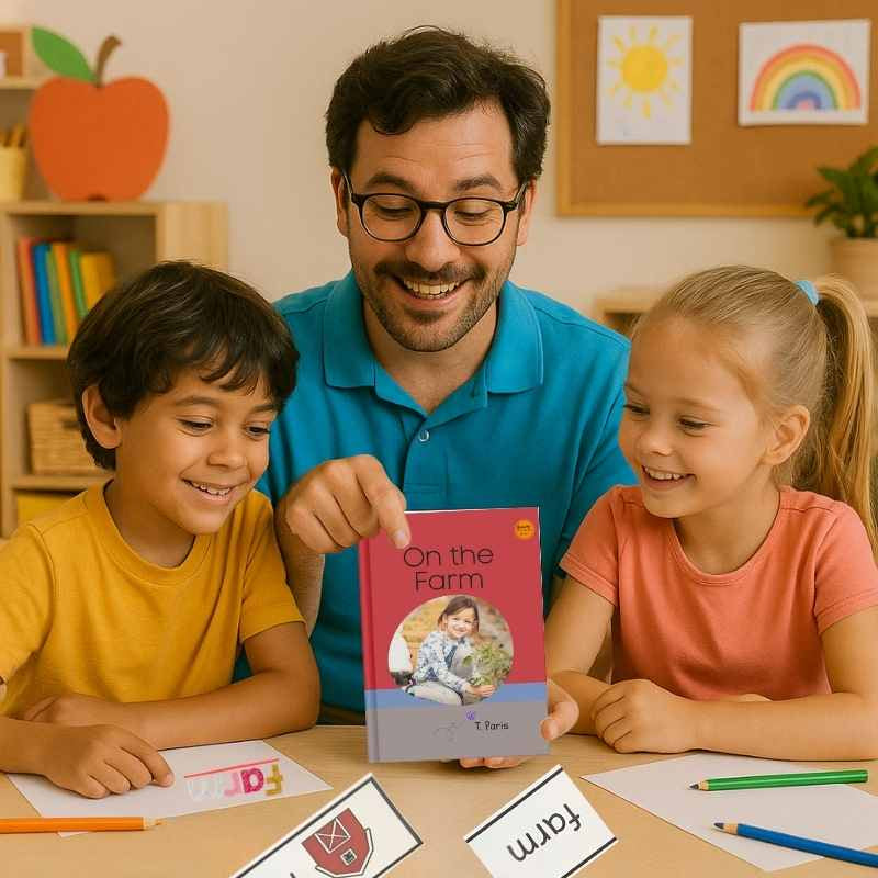 A Decodable Story for Early Readers: On the Farm