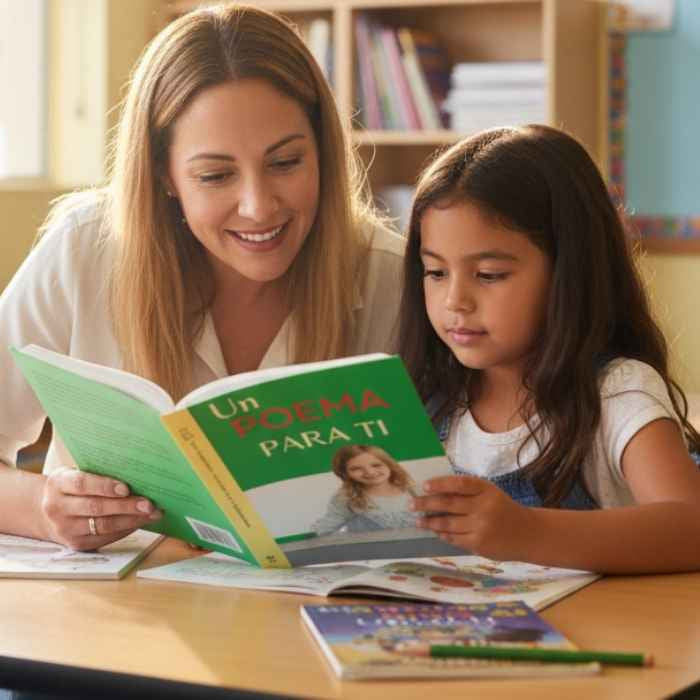 Spanish Decodable Poetry: Un Poema para Ti | K-2 Phonics