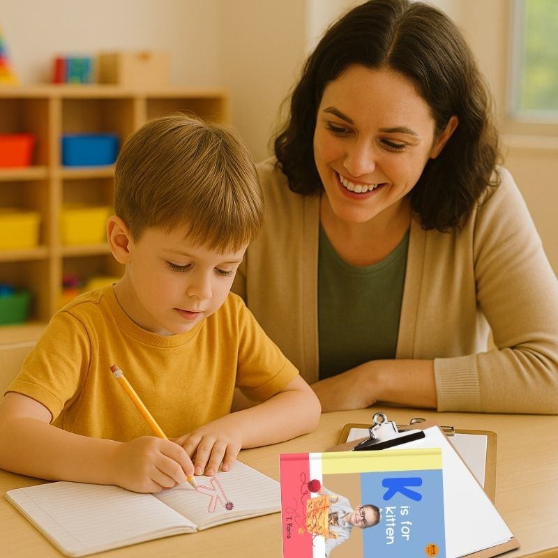 K is for Kitten: Alphabet Learning Book for Kindergarten & Preschool | Letter Recognition & Phonics
