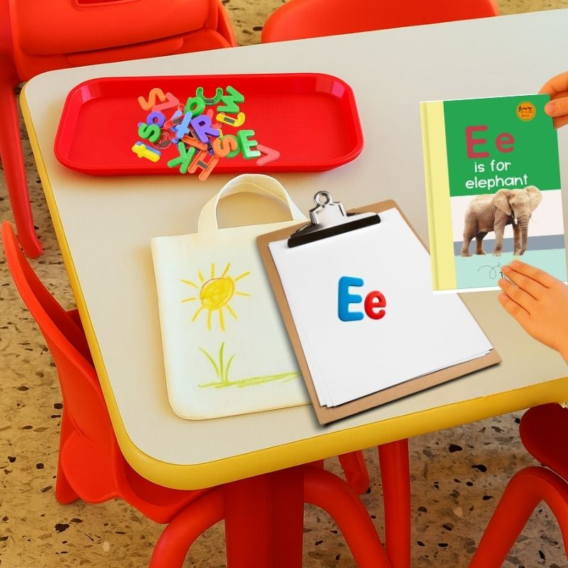 E is for Elephant: Alphabet Learning Book for Kindergarten & Preschool | Letter Recognition & Phonics