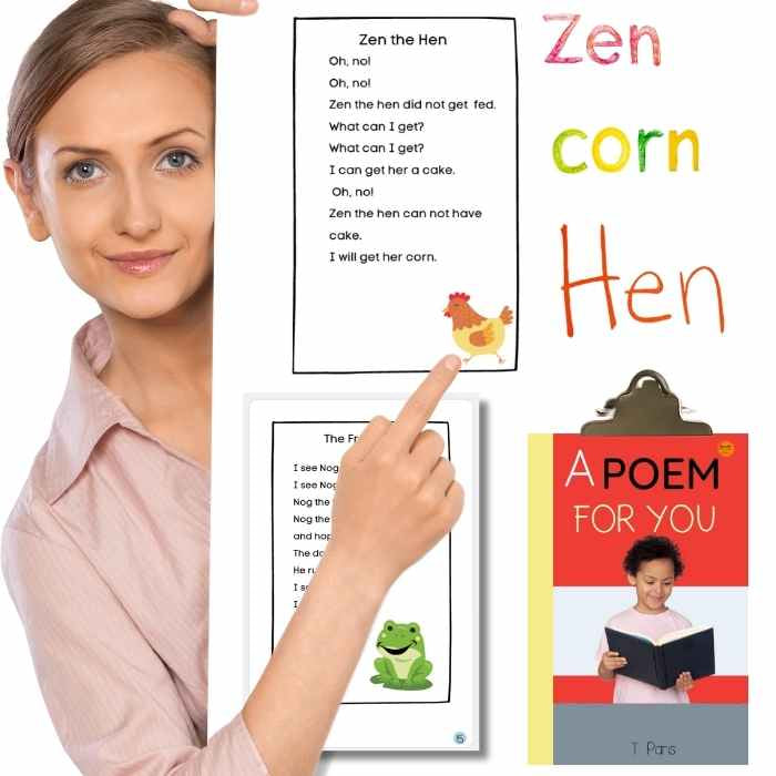 A Poem for You: Phonics Poetry Collection for Early Readers | Decodable Book for Kindergarten