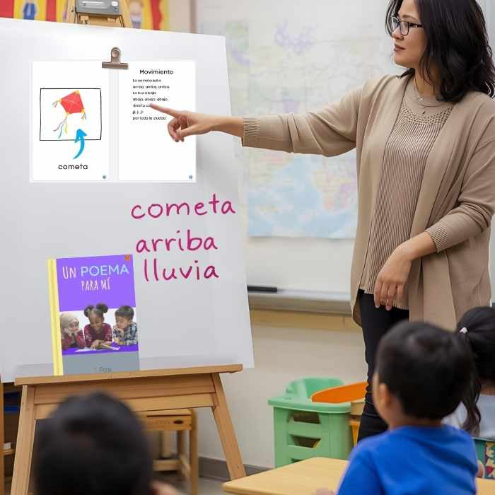 Spanish Decodable Poetry: Un Poema para Mí | K-2 Phonics