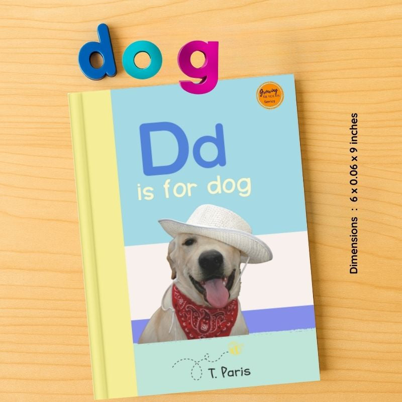 D is for Dog: Alphabet Learning Book for Kindergarten & Preschool | Letter Recognition & Phonics
