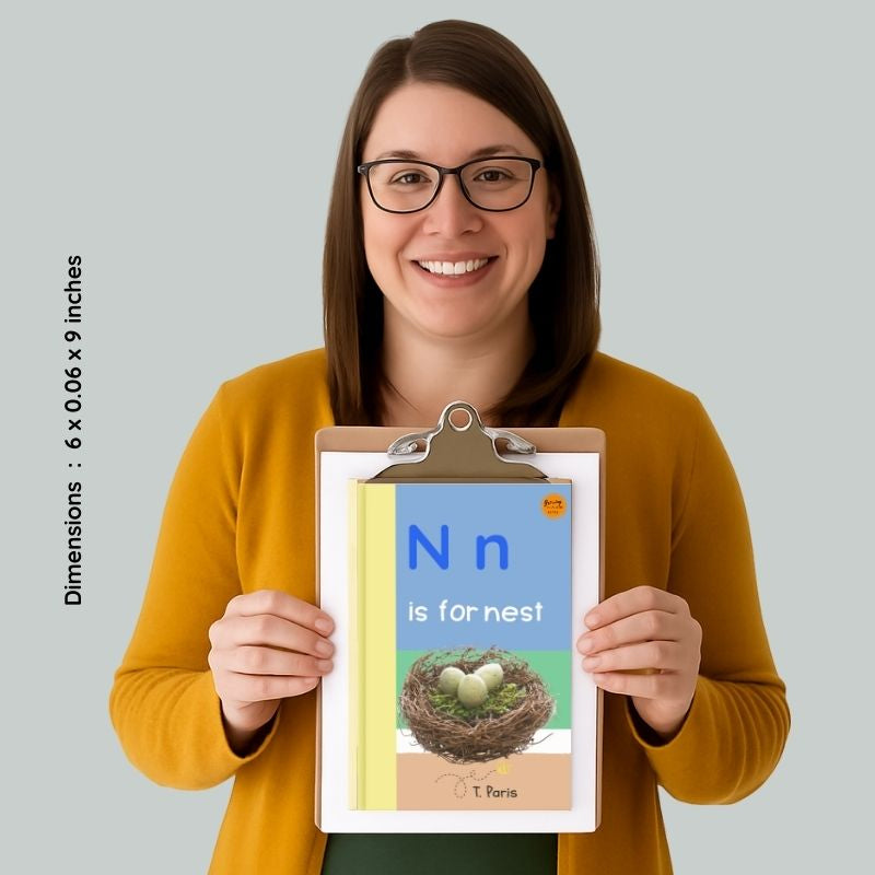 N is for Nest: Alphabet Learning Book for Kindergarten & Preschool | Letter Recognition & Phonics