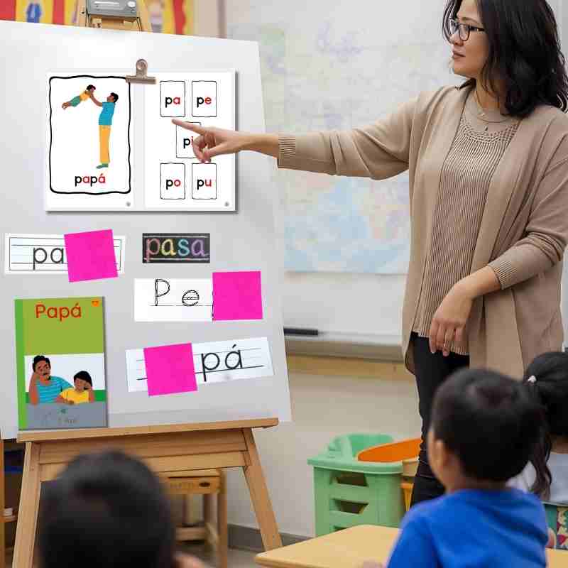 Phonics in Spanish: Papá