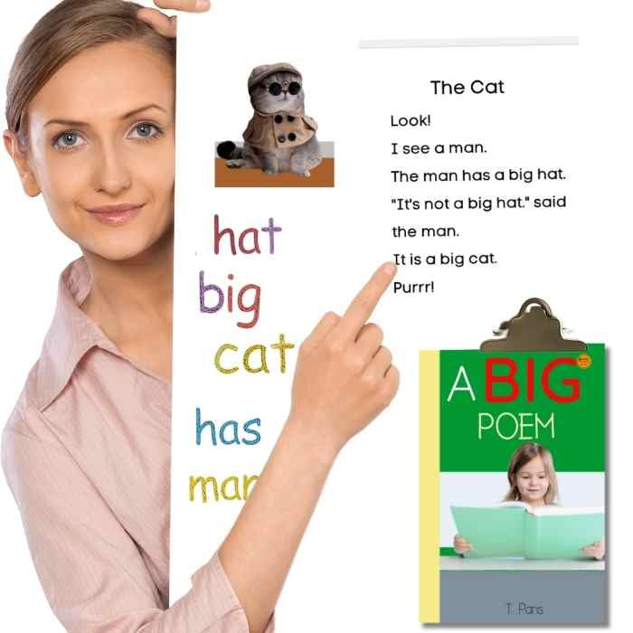 A Big Poem: Phonics Poetry Collection for Early Readers | Decodable Book for Kindergarten