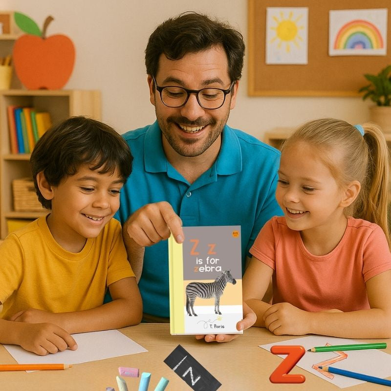 Z is for Zebra: Alphabet Learning Book for Kindergarten & Preschool | Letter Recognition & Phonics