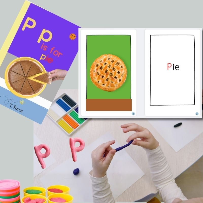 P is for Pie: Alphabet Learning Book for Kindergarten & Preschool | Letter Recognition & Phonics