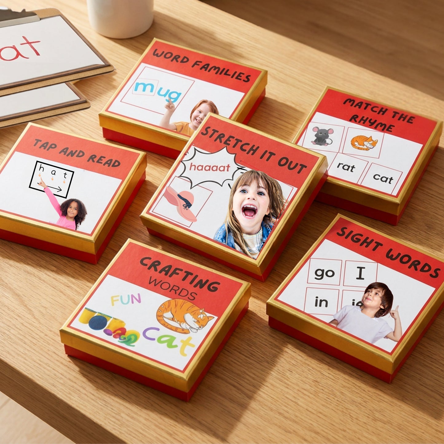 CVC Word Phonics Games for Kindergarten: Blending and Segmenting