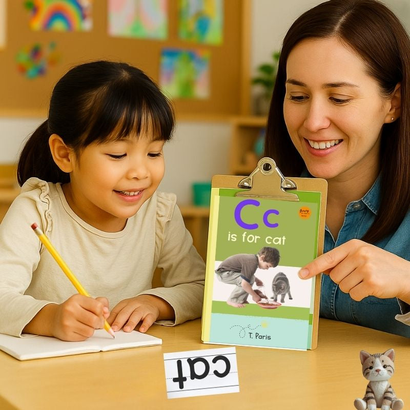 C is for Cat: Alphabet Learning Book for Kindergarten & Preschool | Letter Recognition & Phonics