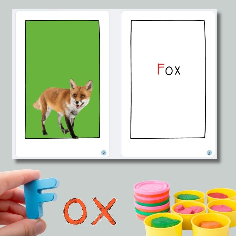 F is for Fox: Alphabet Learning Book for Kindergarten & Preschool | Letter Recognition & Phonics