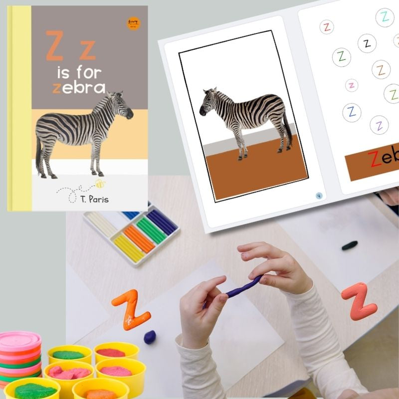 Z is for Zebra: Alphabet Learning Book for Kindergarten & Preschool | Letter Recognition & Phonics