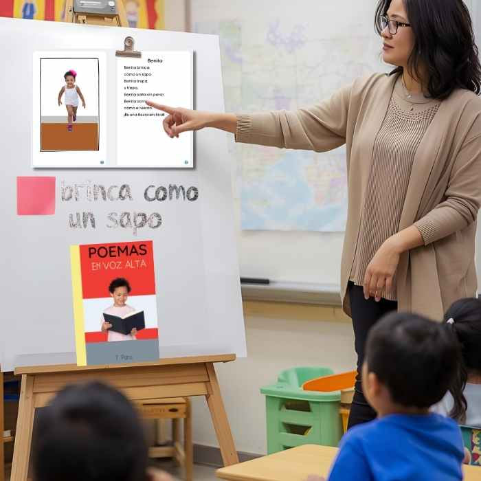 Poemas en Voz Alta | Poemario Decodificable en Español para K-2