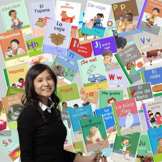 Spanish Decodable Books Complete Classroom Library - 63 Book Set for Early Readers
