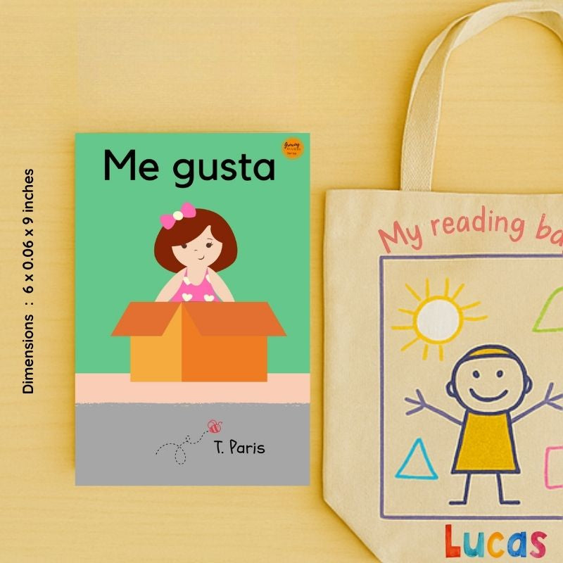 Spanish Decodable Phonics Book for Early Readers: Me gusta