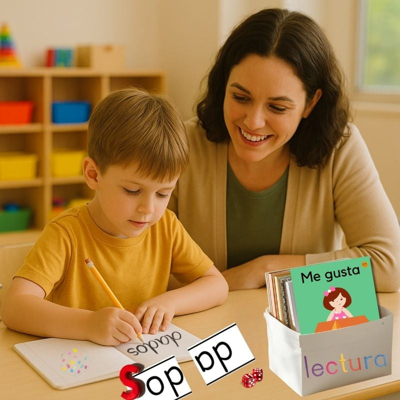 Spanish Decodable Phonics Book for Early Readers: Me gusta