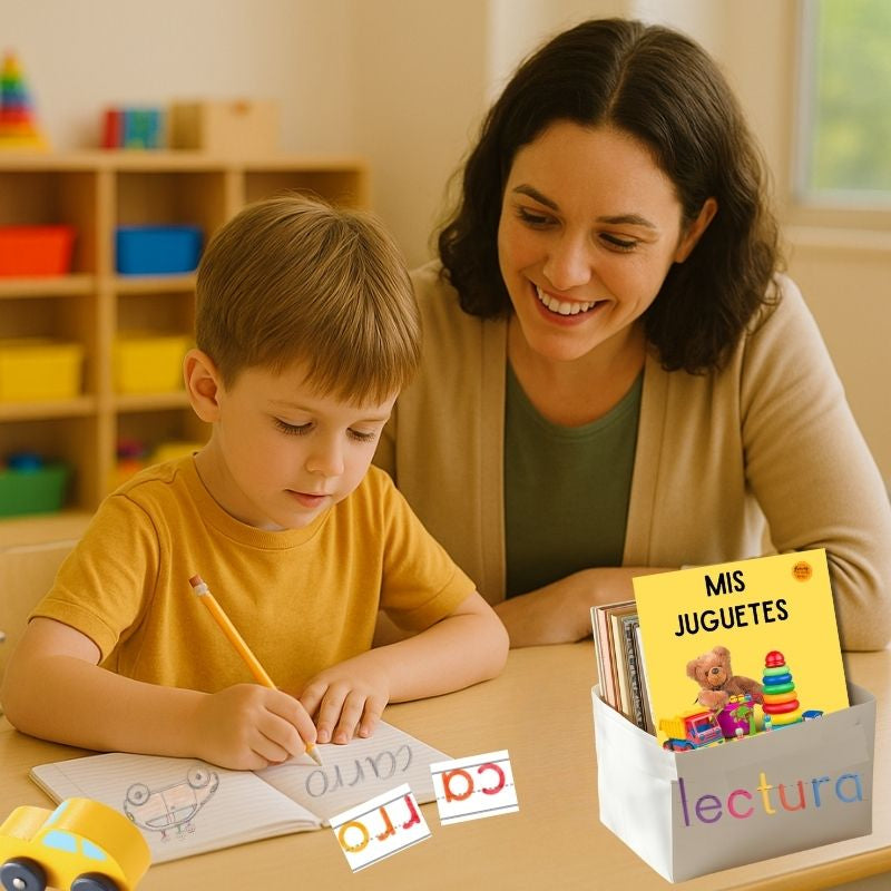 Decodable Spanish Book for Early Readers: Mis juguetes