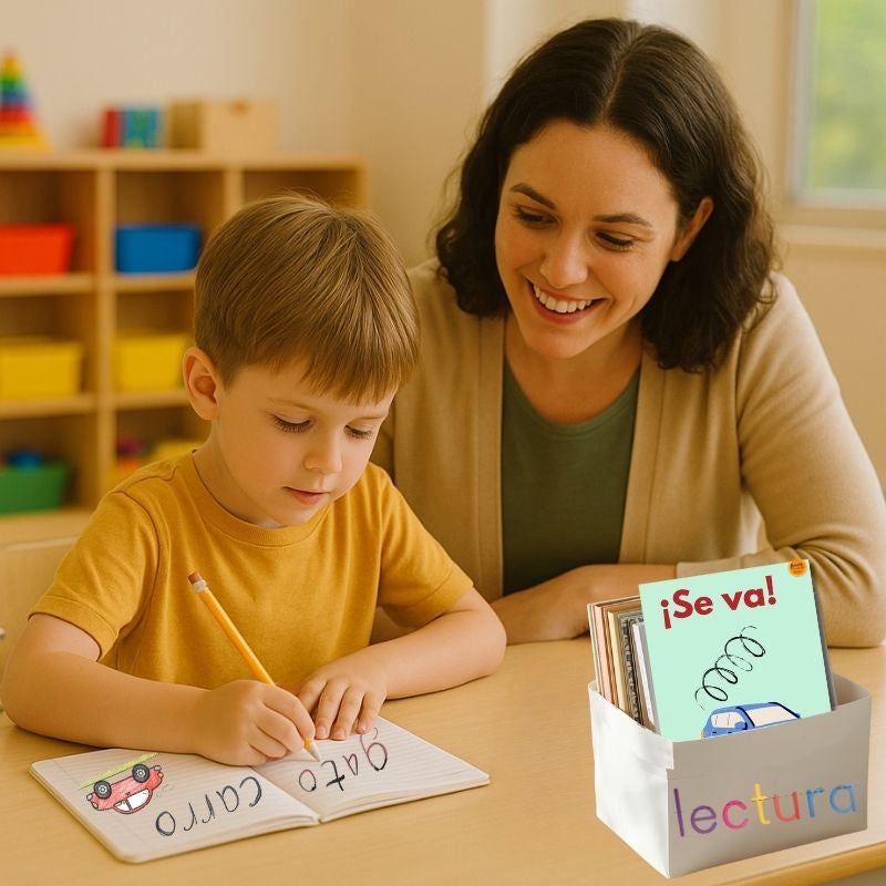 Decodable Spanish Book for Early Readers: ¡Se va!