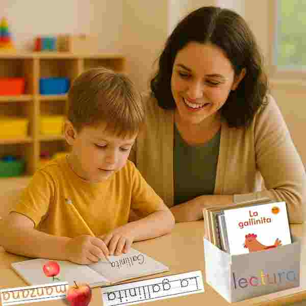 Phonics Spanish Book for Early Readers: La gallinita