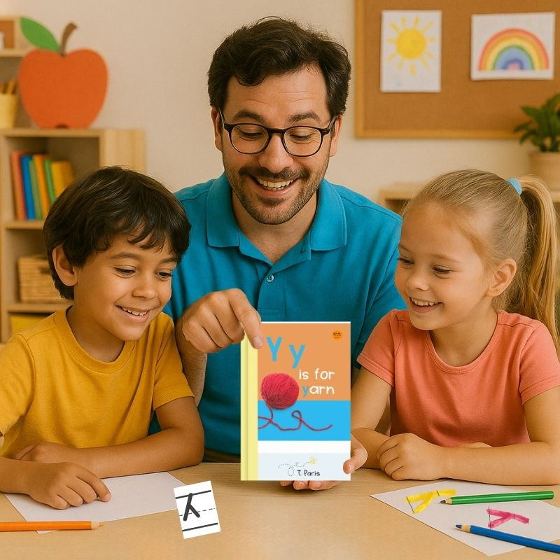 Y is for Yarn: Alphabet Learning Book for Kindergarten & Preschool | Letter Recognition & Phonics