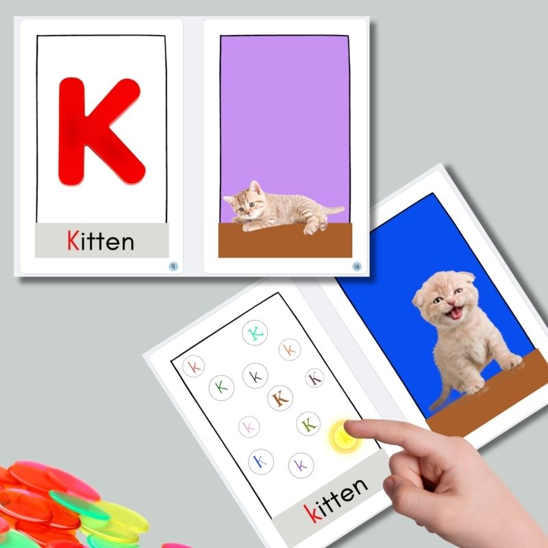 K is for Kitten: Alphabet Learning Book for Kindergarten & Preschool | Letter Recognition & Phonics