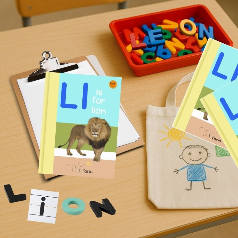 L is for Lion: Alphabet Learning Book for Kindergarten & Preschool | Letter Recognition & Phonics