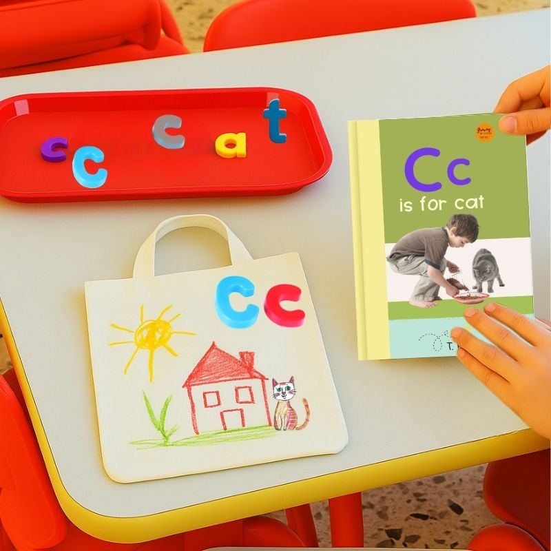 C is for Cat: Alphabet Learning Book for Kindergarten & Preschool | Letter Recognition & Phonics