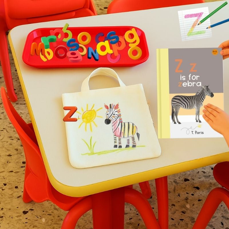 Z is for Zebra: Alphabet Learning Book for Kindergarten & Preschool | Letter Recognition & Phonics