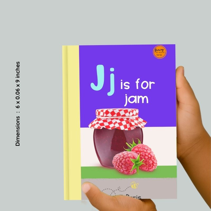J is for Jam: Alphabet Learning Book for Kindergarten & Preschool | Letter Recognition & Phonics