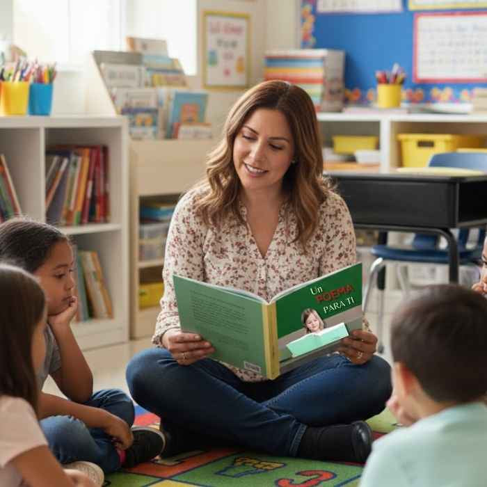Spanish Decodable Poetry: Un Poema para Ti | K-2 Phonics