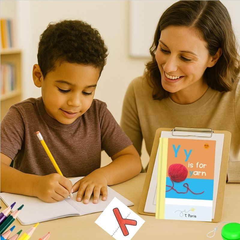 Y is for Yarn: Alphabet Learning Book for Kindergarten & Preschool | Letter Recognition & Phonics