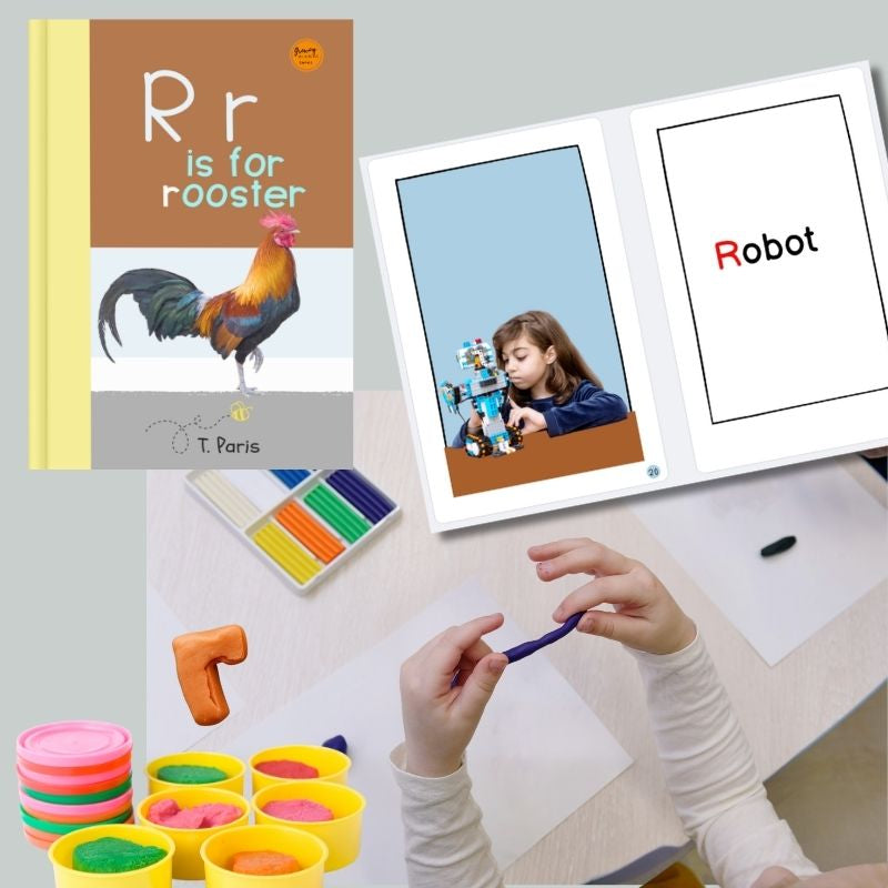R is for Rooster: Alphabet Learning Book for Kindergarten & Preschool | Letter Recognition & Phonics