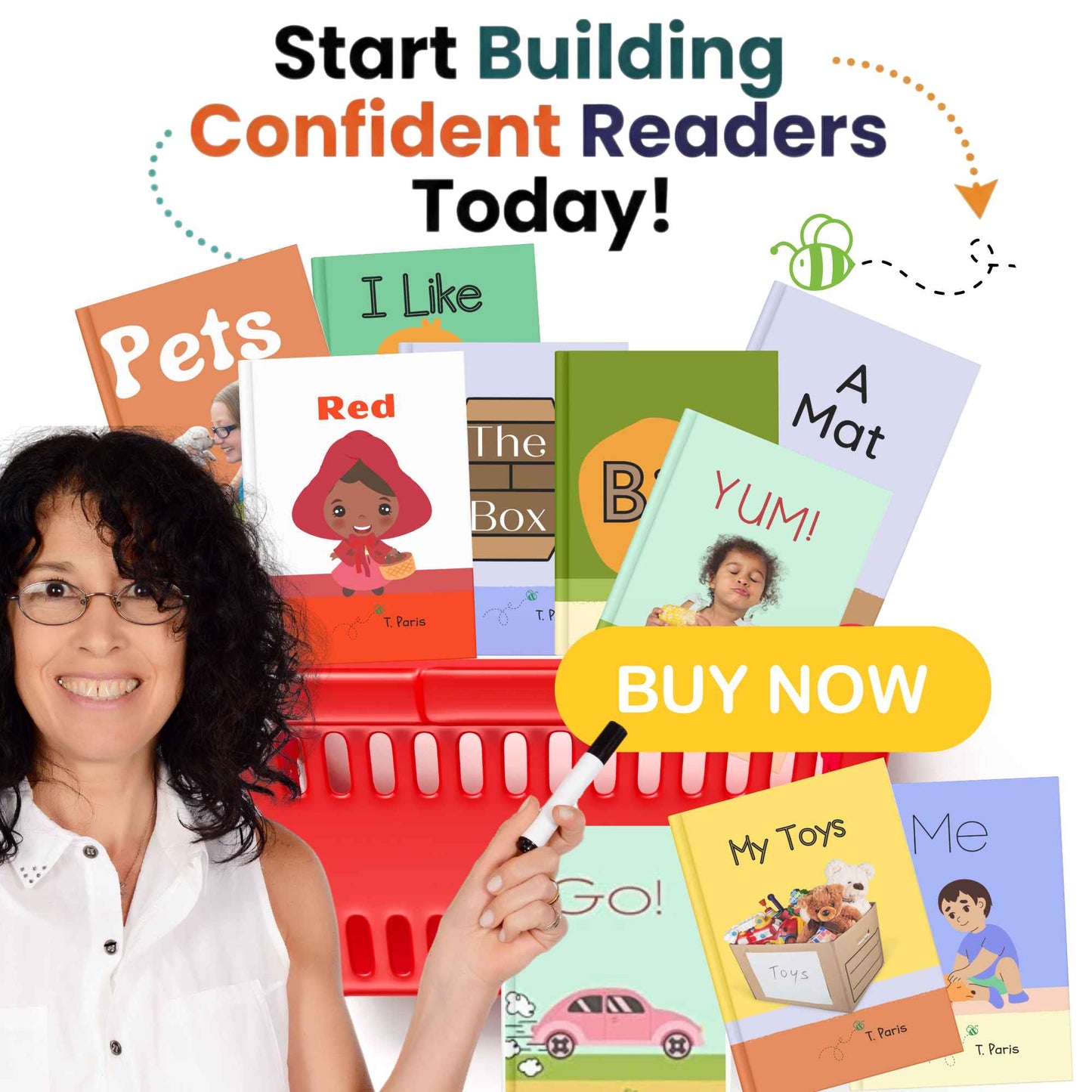Decodable book set for kindergarteners to build CVC fluency 