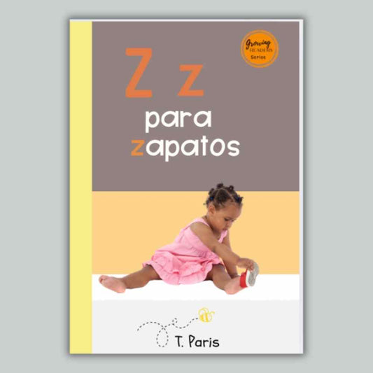 Spanish Phonics Book for Children – Z para zapatos, Ages 3-6, Learn to Read