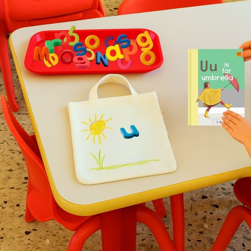 U is for Umbrella: Alphabet Learning Book for Kindergarten & Preschool | Letter Recognition & Phonics