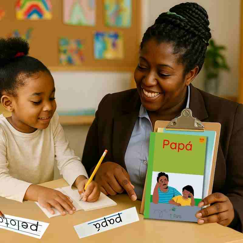 Phonics in Spanish: Papá