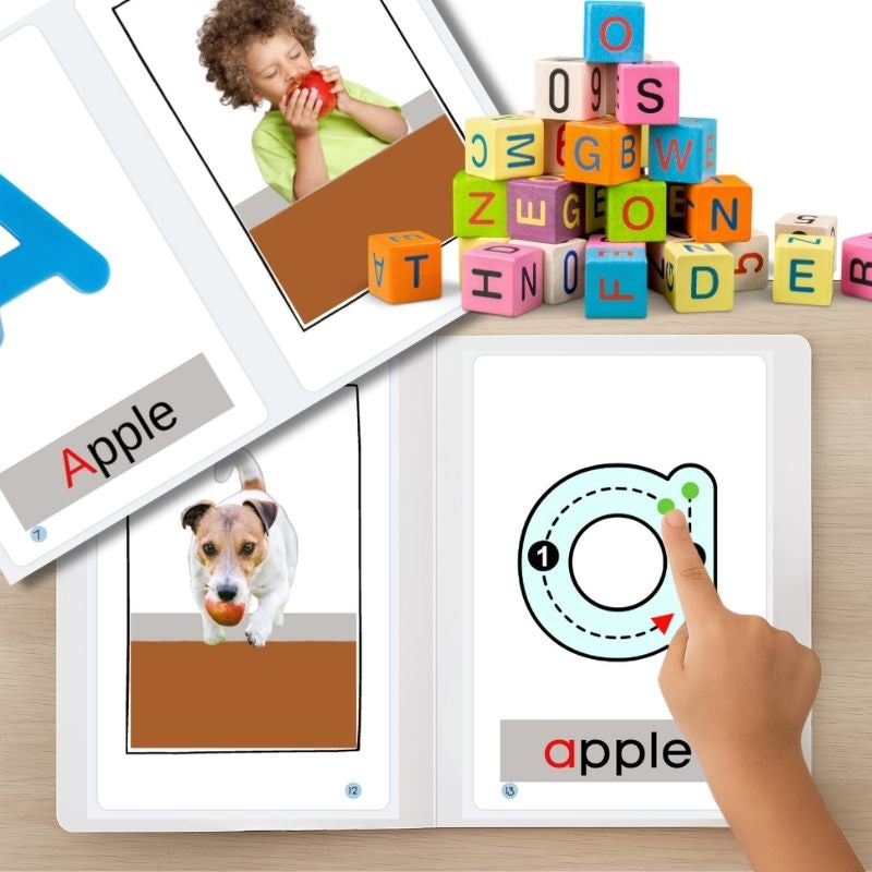A is for Apple: Alphabet Learning Book for Kindergarten & Preschool | Letter Recognition & Phonics
